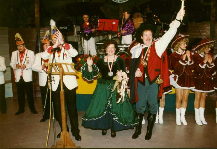 Prinzenpaar bei Inhronisation