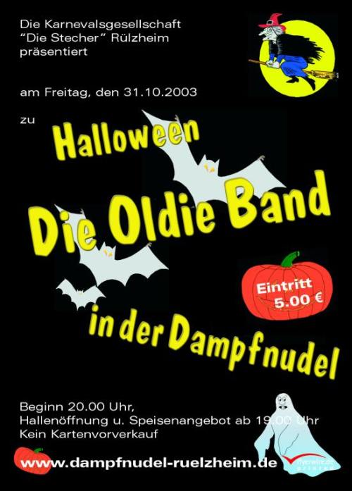 Oldie Band an Halloween