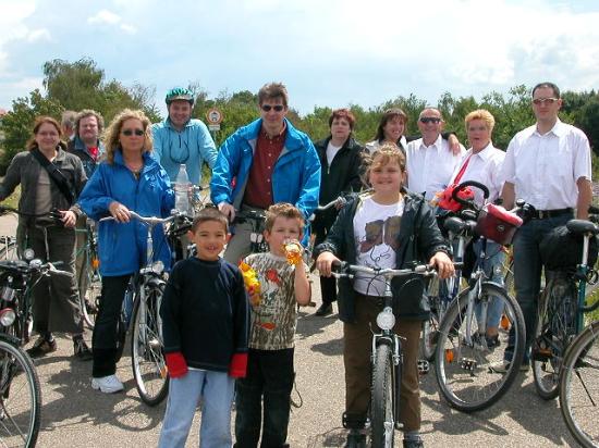 Teilnehmer der Radtour